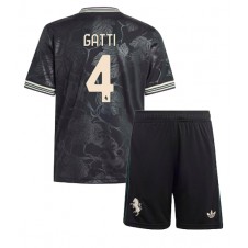 Juventus Federico Gatti #4 Tredjedraktsett Barn 2025-26 Kortermet (+ korte bukser)